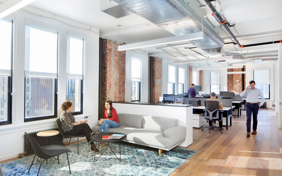 Capital Properties and Montroy DeMarco Architecture Complete 23,300 SF Headquarters Office for PhotoShelter at Trinity Centre in Manhattan