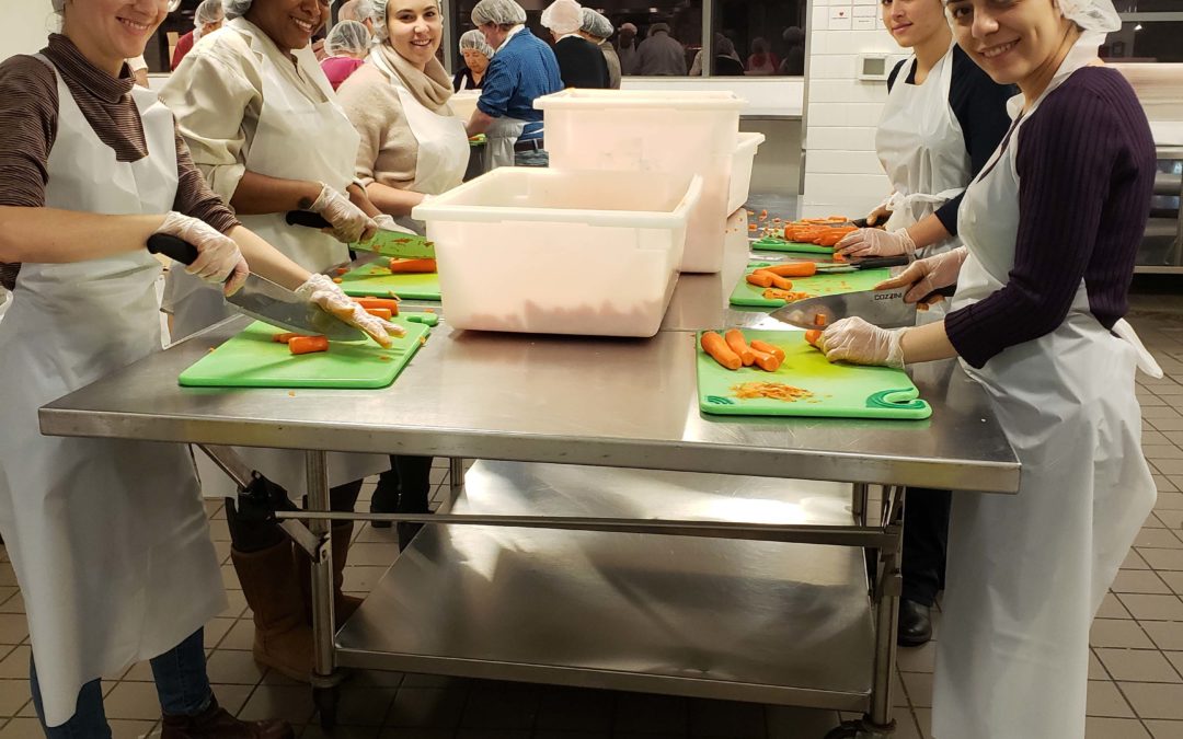 A Great Evening of Slicing and Dicing at God’s Love We Deliver!